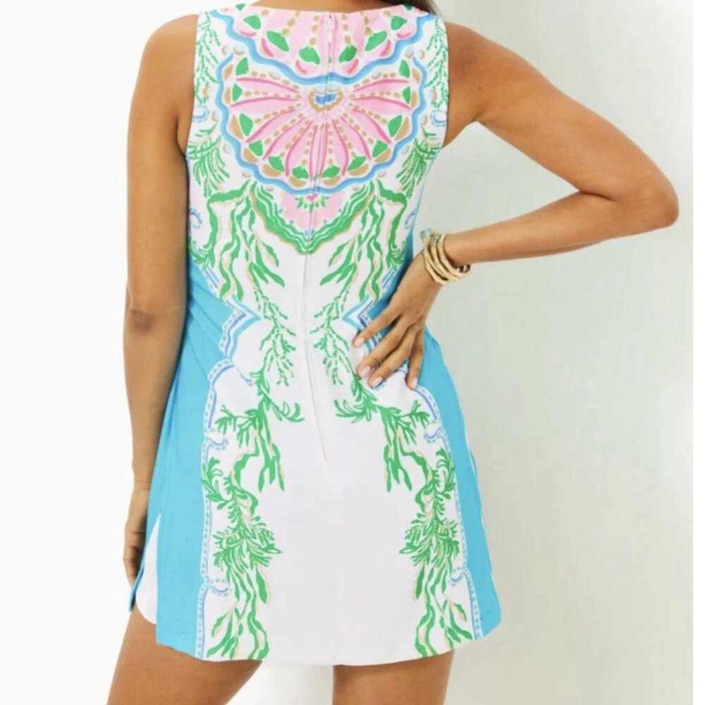 NEW Lilly Pulitzer DONNA Sleeveless Romper, CALYPSO SUN - Picture 4 of 11